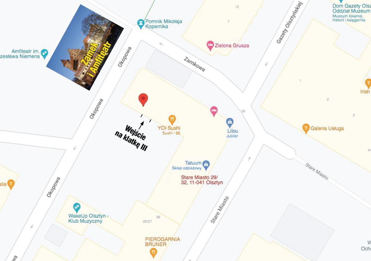 Amfiteatr Stare Miasto Ольштын Экстерьер фото